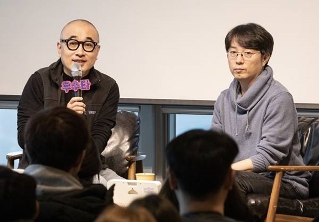 김봉진 우아한형제들 의장(왼쪽)은 올해 농림축산식품해양수산위원회 국정감사 증인 목록에 이름을 올렸다. /우아한형제들 제공