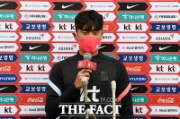 [TF포토] 벤투호 첫 승선 각오 전하는 원두재