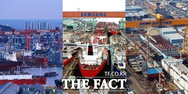 7일 영국 조선해운시황 분석업체 클락슨리서치에 따르면 올해 8월 말까지 전세계 선박 발주량은 812만CGT로 전년 대비 절반에도 미치지 못하고 있다. /더팩트 DB