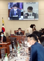 [TF포토] 코로나19에 '화상 국감'