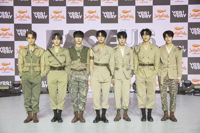 그룹 베리베리가 13일 오후 4시 5번째 미니 앨범 FACE US 발표 온라인 쇼케이스를 개최했다. /젤리피쉬엔터 제공