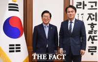 [TF사진관] 김종철 정의당 대표, 박병석 국회의장 예방