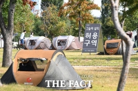 [TF사진관] '한강공원 한 달 만에 통제 해제'…가을 만끽하는 시민들