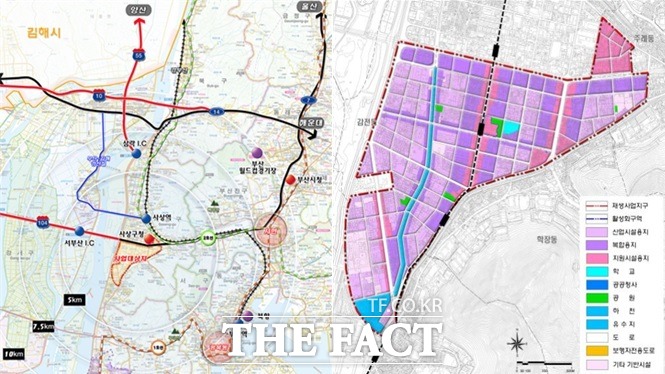 사상 스마트시티 토지이용 계획도. /부산시 제공