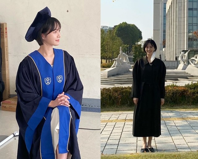 배우 박규영이 대학교 졸업을 앞두고 있다. 그는 재학 중 연예기획사에 캐스팅돼 학업과 연기를 병행해왔다. /박규영 SNS 캡처