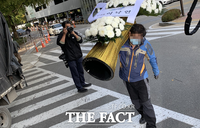  [이건희 회장 별세] 사양했지만…정세균·이낙연·김종인 조화 속속 도착