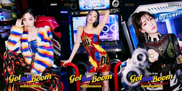 시크릿넘버가 11월 4일 2번째 싱글 Got That Boom을 발표한다. 5명의 멤버 중 28일까지 진희 레아 수담(왼쪽부터)의 개인 티저를 공개했다. /바인엔터테인먼트, 알디컴퍼니 제공