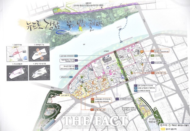 2020년 하반기 국토교통부 도시재생 뉴딜 공모사업에 최종 선정된 진주시 강남지구. /진주시 제공
