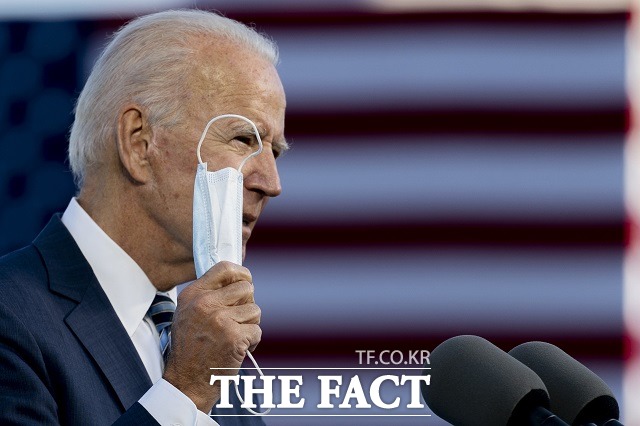 외신에 따르면 조 바이든 미국 민주당 대선 후보는 6일(현지시간) 오후 대국민 연설을 한다. /게티즈버그= AP.뉴시스