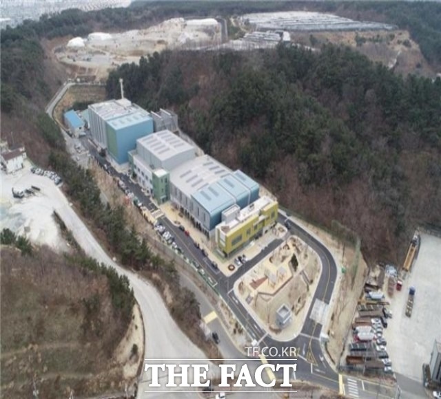 2019년 2월에 준공돼 상업가동중인 포항 SRF 발전소 전경/포항시 제공
