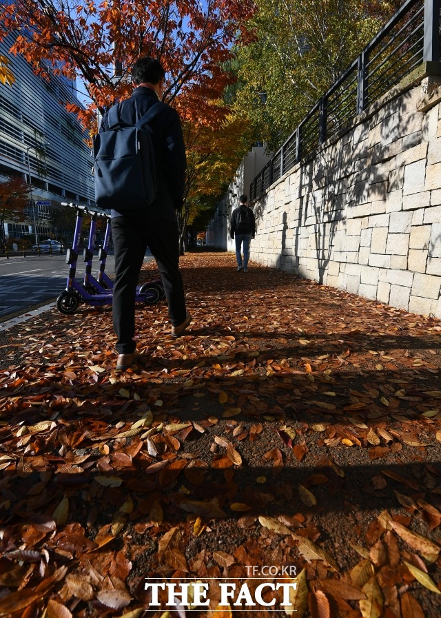 아침 최저기온은 3도에서 12도, 낮 최고기온은 15도에서 21도로 관측된다. 경북 의성의 경우 아침 2도에서 낮 기온이 18도까지 올라 일교차가 16도 이상 크게 나겠다. /더팩트 DB