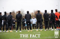  한국축구 벤투호 17일 카타르전 진행...3차 PCR 검사 '선수 전원 음성'