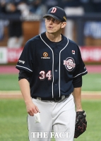 [TF포토] 실점 위기 벗어난 두산 플렉센