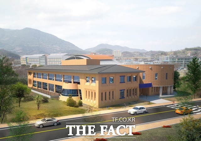 산청군이 복합 복지·문화 서비스 공간인 산청복지타운을 건립하기로 했다. 사진은 조감도. /산청군 제공