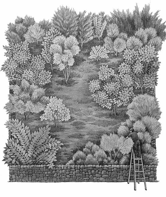 안국문화재단 갤러리AG는 오는 30일까지 원지영 작가의 연필과 지우개는 모두 그리는 재료이다. 展을 진행한다. /안국문화재단 제공