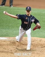 [TF포토] 박치국, '더이상 실점은 없다!'