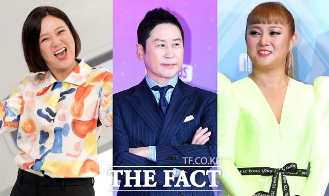 김숙, 신동엽, 박나래(왼쪽부터)가 2021년 1월 첫 방송되는 심야괴담회 MC로 확정됐다. /더팩트 DB