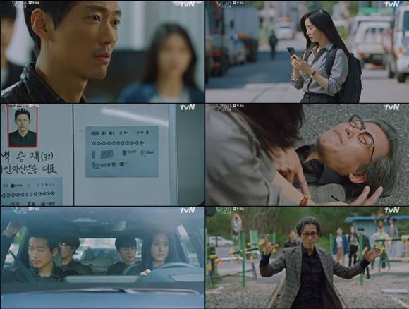남궁민과 설현이 주연을 맡은 낮과 밤이 첫방송부터 잔인한 예고 살인으로 이야기가 시작됐다. /tvN 낮과 밤캡처