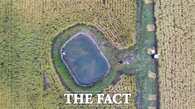 경남 고성 해안지역의 둠벙. /고성군 제공