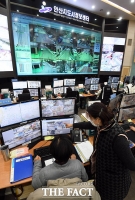 [TF포토] 조두순 출소 앞두고 24시간 CCTV 모니터링하는 안산시도시정보센터