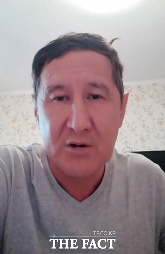 관광비자로 입국한 카자스흐탄인 바이마토브(52) 씨가 지난 6월 초 거주하던 남원의 한 여관에서 쓰러진 상태로 발견돼 전북대병원에서 치료를 받고 돌아간 뒤 감사편지를 보내왔다. /전북대병원 제공