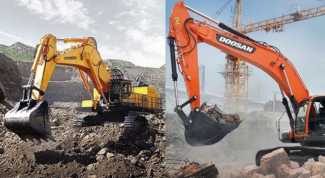 두산중공업은 두산인프라코어 매각 우선협상대상자에 현대중공업지주가 선정됐다고 10일 밝혔다. /각 사 제공