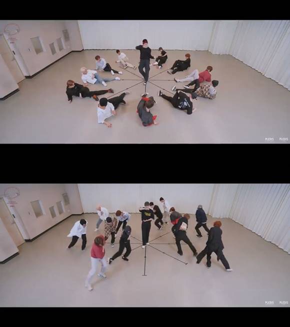 그룹 세븐틴이 24H의 안무 영상을 깜짝 공개해 뜨거운 관심을 받고 있다. /세븐틴 공식 유튜브 채널 영상 캡처
