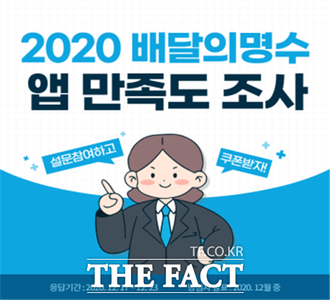 군산시가 16일부터 오는 23일까지 배달의 명수 앱 만족도 조사를 통해 소정의 상품권을 지급한다. /군산시 제공