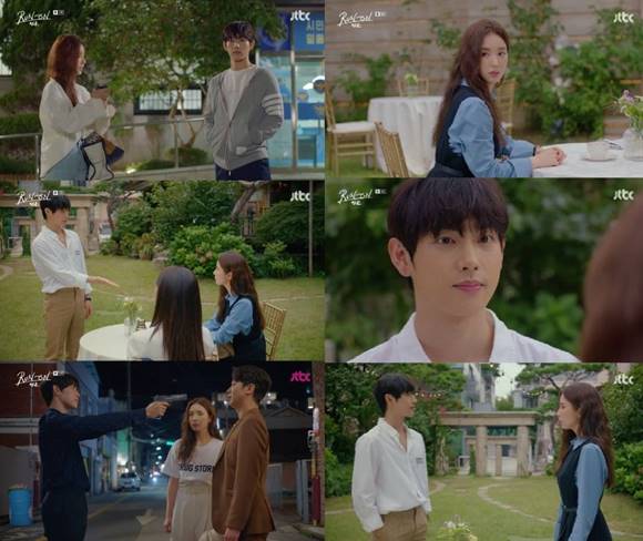 신세경이 위기 상황에서 임시완을 만나며 운명 같은 만남을 시작했다. /JTBC 런온 캡처