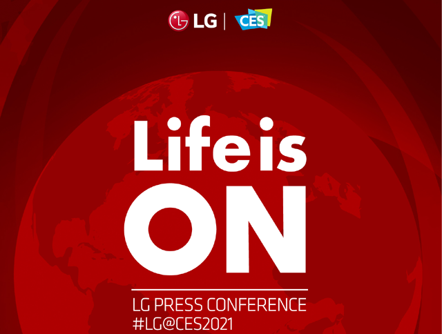 LG전자가 17일 글로벌 미디어를 대상으로 내년 1월 열리는 세계 최대 가전·IT 전시회 CES 2021의 LG 프레스 콘퍼런스를 알리는 초청장을 보냈다. 이번 콘퍼런스 주제는 소중한 일상은 계속됩니다. LG와 함께 홈 라이프를 편안하게 누리세요(Life is ON - Make yourself @ Home)이다. /LG전자 제공