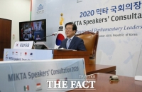 [TF사진관] 박병석 의장, 믹타 5개국 국회의장 회의 주재