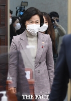 [TF포토] 공수처장추천회의 참석한 추미애