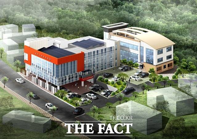 사천시 서부노인복지회관 조감도. /사천시 제공