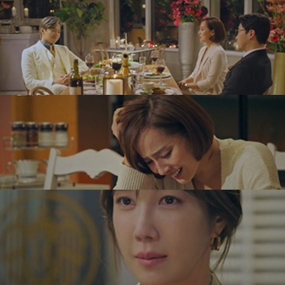 펜트하우스가 반전 엔딩을 선사했다. 유진은 조수민을 죽인 살인범임이 드러났고 이지아는 그런 그와 대립을 예고했다. /펜트하우스 캡처