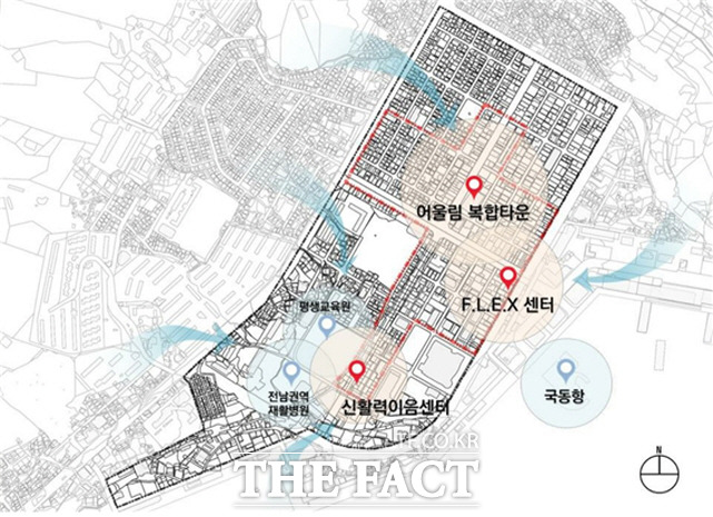 2021 도시재생 뉴딜 공모사업 대상지로 선정된 국동지구 개발사업 조감도 /여수시 제공