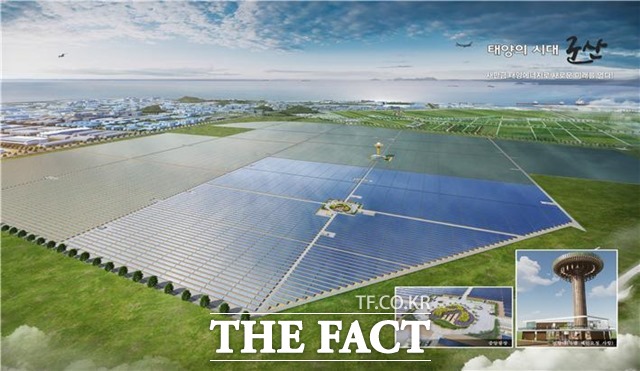 새만금 육상태양광 2-1구역 발전사업 지역 조감도/군산시 제공