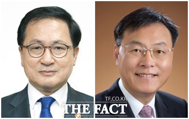 문재인 대통령은 31일 신임 대통령비서실장에 유영민(왼쪽) 전 과학기술정보통신부 장관, 청와대 민정수석에 신현수 변호사를 각각 임명했다. /청와대 제공