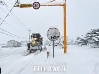  고창군, 폭설 제설작업 '총력전'