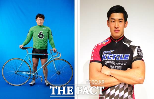 어려운 시기임에도 불구하고 주위를 살피며 봉사활동을 이어나가고 있는 임규태(왼쪽) 선수와 정해민 선수./기금조성총괄본부 제공