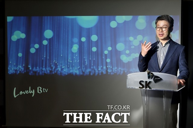 최진환 SK브로드밴드 대표이사 사장(사진)이 디지털 플랫폼 기업으로 성장하자는 목표를 제시했다. /SK브로드밴드 제공