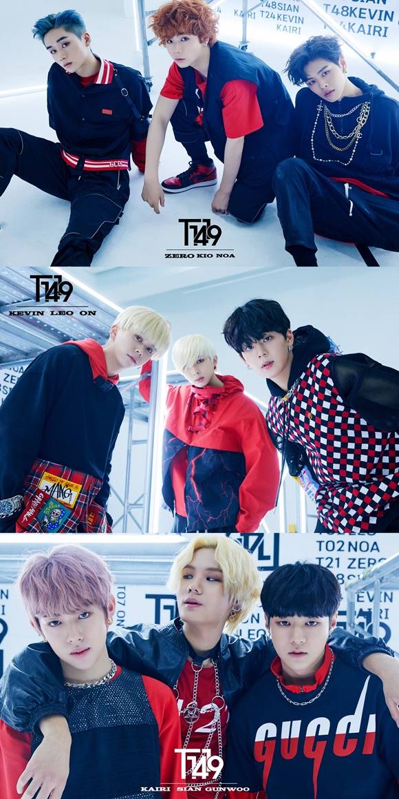 걸그룹 모모랜드의 소속사 MLD엔터테인먼트가 4일 신인 보이그룹 T1419의 데뷔를 앞두고 유닛 티저 이미지를 공개했다. 제로&키오&노아, 케빈&레오&온&, 카이리&시안&건우(위부터)/MLD엔터테인먼트 제공