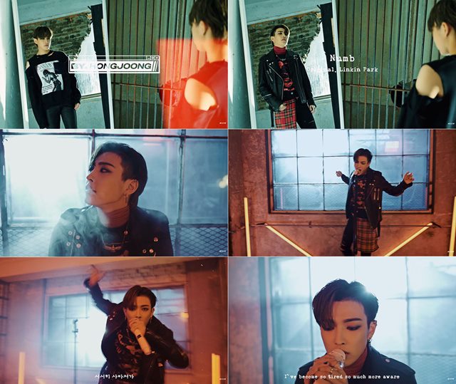 그룹 에이티즈의 리더 홍중이 록밴드 린킨파크의 넘브 커버 영상을 제작해 공개하자 원곡자가 이에 화답해 화제다. /KQ엔터테인먼트 제공