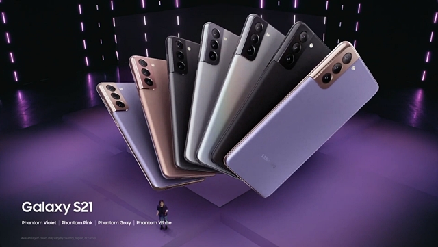 삼성전자가 갤럭시 언팩을 개최하고 상반기 전략 스마트폰 갤럭시S21 시리즈를 공개했다. /유튜브 갈무리