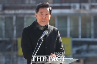 [TF사진관] 서울시장 보궐선거 출마선언 하는 오세훈 전 서울시장