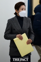 [TF포토] '머리 질끈 묶은' 나경원