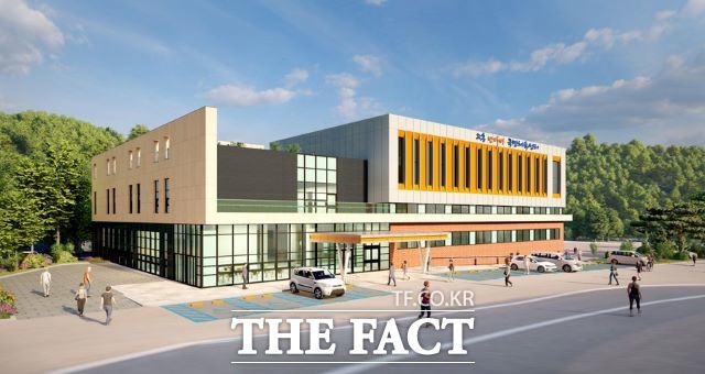 고흥군이 장애인 친화형 국민체육센터 건립공사를 최근 착공했다. 총 75억원을 투입해 올해 12월 준공 예정이다. 사진은 센터 조감도 /고흥군 제공