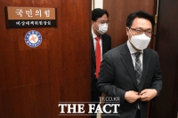 [TF포토] 김종인 예방한 김진욱 공수처장