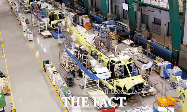 수리온 조립 모습 (자료사진)/사천시 제공