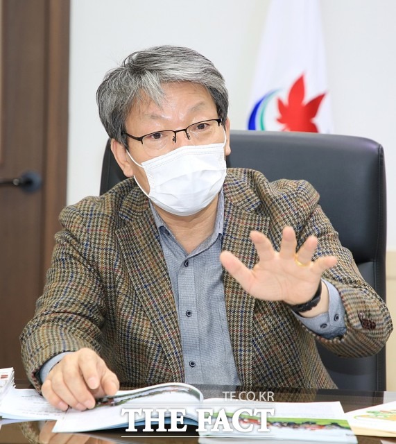 유진섭 정읍시장은 28일 시정 방향과 정책의 정확한 전달과 함께 한발 앞서가는 소통행정을 구현하겠다고 강조했다. / 정읍시 제공