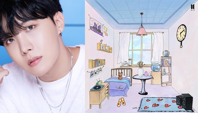 방탄소년단 제이홉이 아미의 방에 향기와 러그를 놓았다. /빅히트 제공